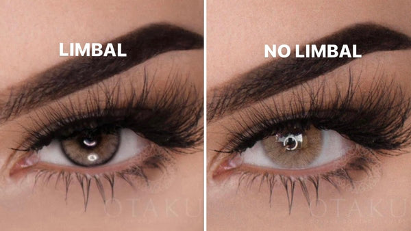 Should I Choose Colored Contacts with or without a Limbal Ring for a Natural Look?