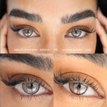 Solotica Natural Colors Ocre vs Otaku Smokey Greyyen: What's the Difference?