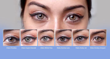 HOW OTAKU LENS LOOK ON LIGHT BROWN EYES