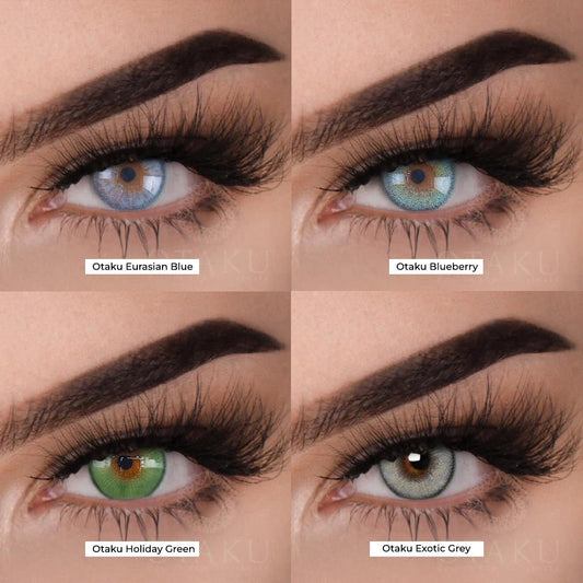 Diva Big Bundle featuring colored contact lenses, magnetic lashes, and waterproof eyeliner