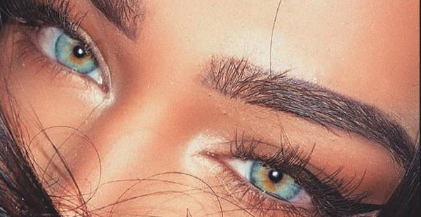 Does the color in contact lens affect the color we see?