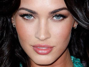 megan fox blue eyes how coloured contact lenses lookon blue eyes