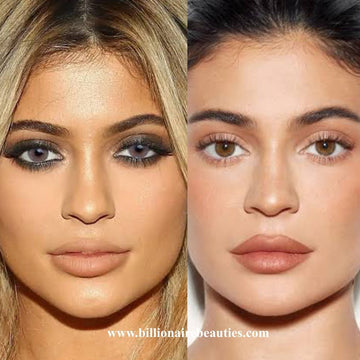 Kylie Jenner’s Natural Eye Color, Her Most Iconic Contact Lens Looks. Before and after