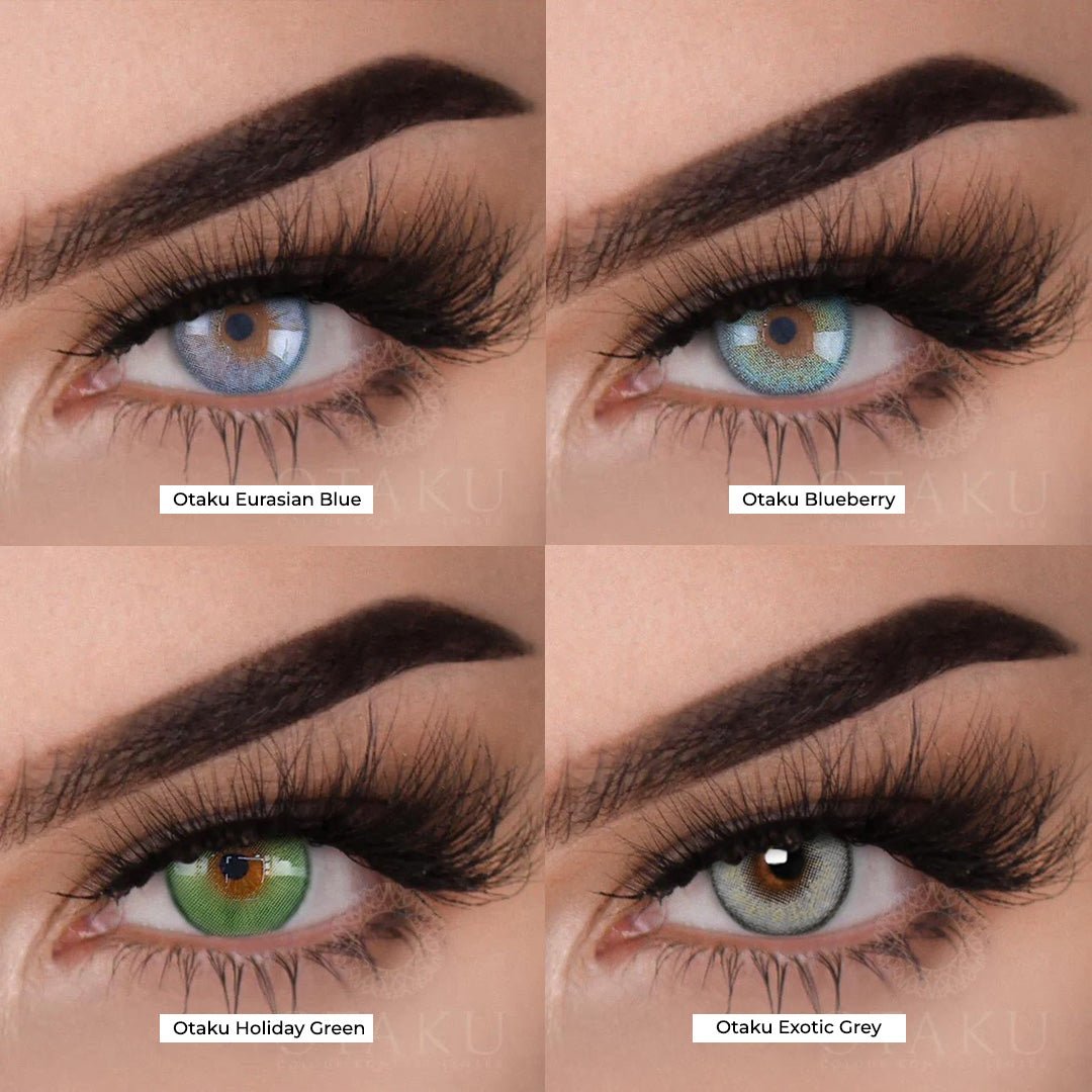 Diva Big Bundle featuring colored contact lenses, magnetic lashes, and waterproof eyeliner