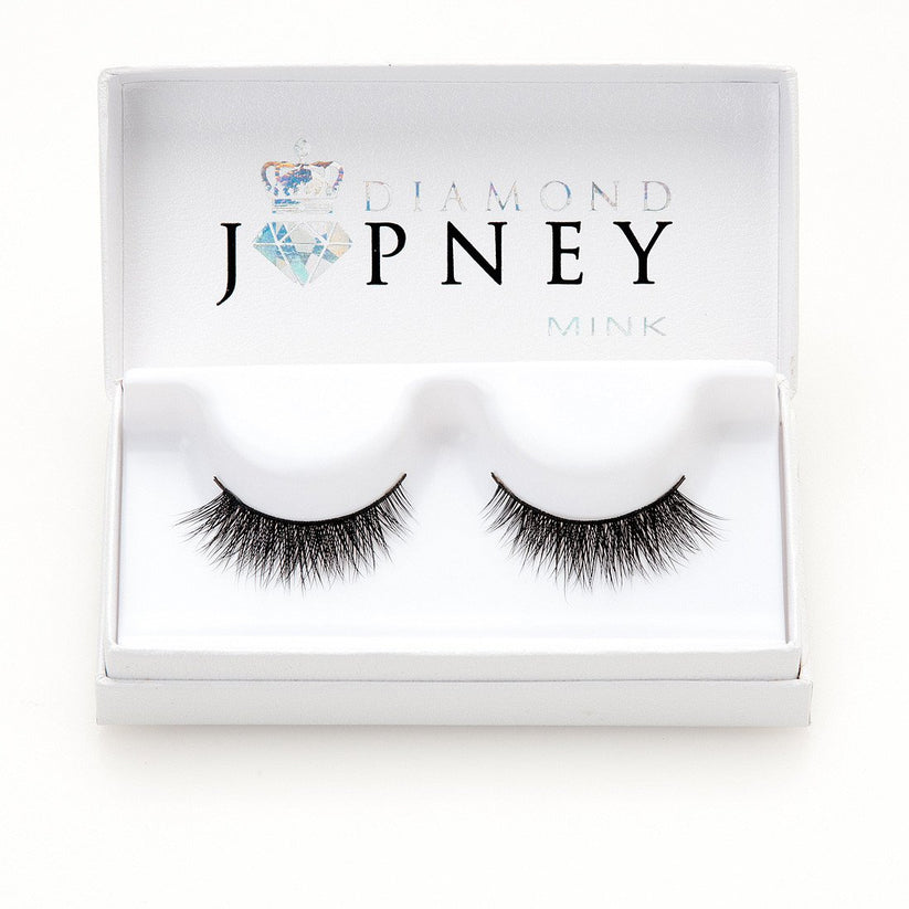 Geisha Mink Lashes with a wispy, soft effect for a naturally elegant look