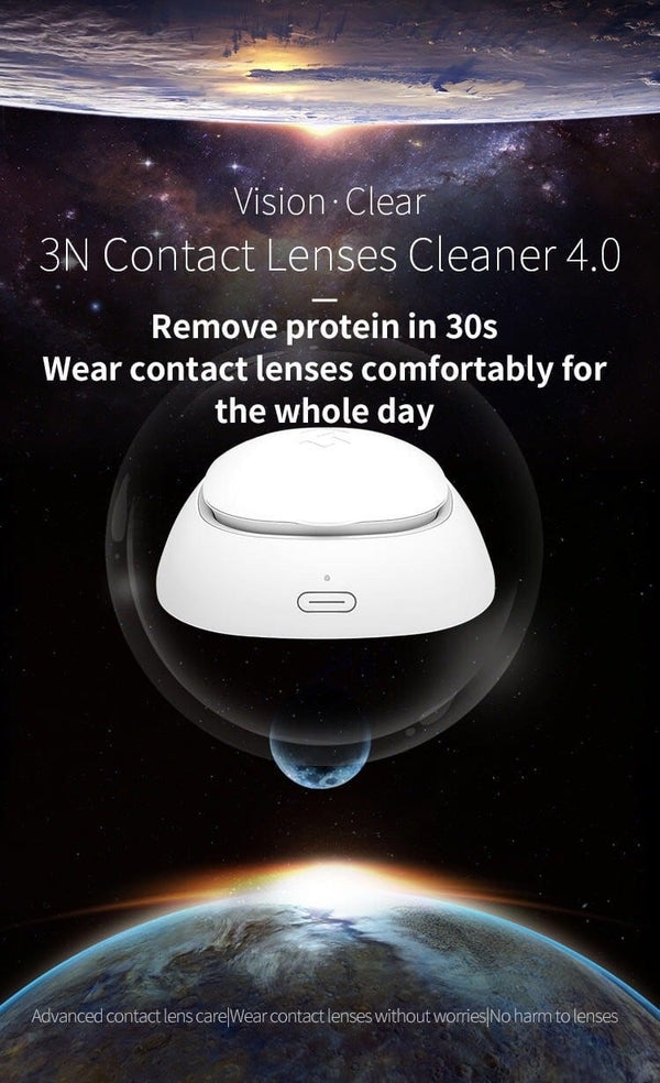 Contact Lenses Cleaner Machine (White)
