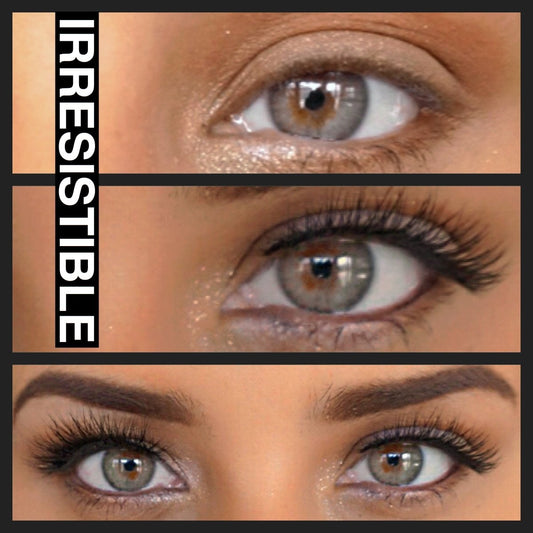 Lightweight winged faux mink strip lashes designed for a seductive and natural lift