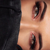 Comparison of Solotica Hidrocor Ocre lenses against natural hazel eye color for a soft enhancement
