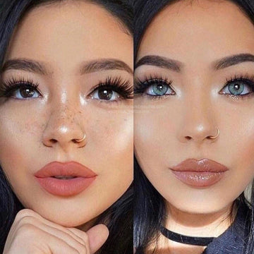Solotica Natural Colors Quartzo lens offers a gorgeous blue-grey shade with a subtle limbal ring for a natural yet enhanced look.
