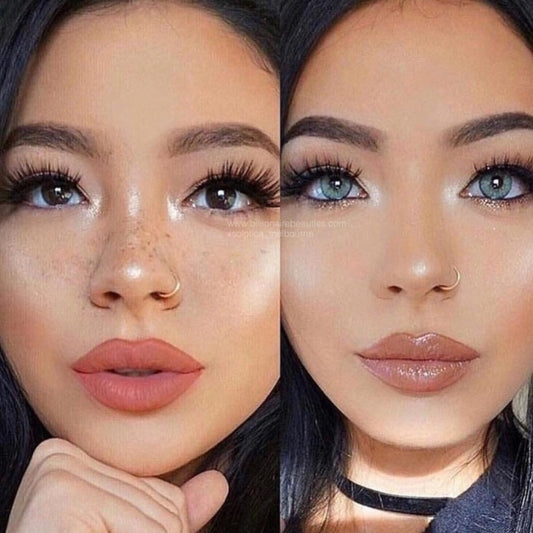 Solotica Natural Colors Quartzo lens offers a gorgeous blue-grey shade with a subtle limbal ring for a natural yet enhanced look.