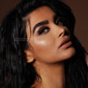 A single lens of Solotica Natural Colors Quartzo with a light yellow undertone and limbal ring, blending for a bolder look.
